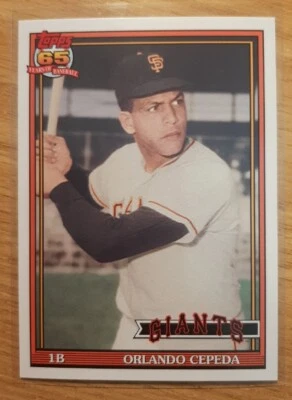 2016 TOPPS ARCHIVES ORLANDO CEPEDA #210 SAN FRANCISCO GIANTS - Image 1 of 2