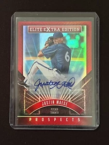 Justin Maese 2015 Elite Extra Edition Prospects Auto - Blue Jays - Picture 1 of 2