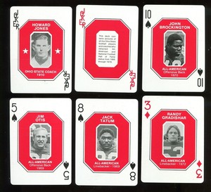 Complete deck/set of 1979 Ohio State Greats 1916-1965 football playing cards