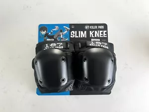 187 Killer Pads Ginocchiere Sottili - Pattinaggio Skateboard Roller Blading -TG. M - Foto 1 di 8