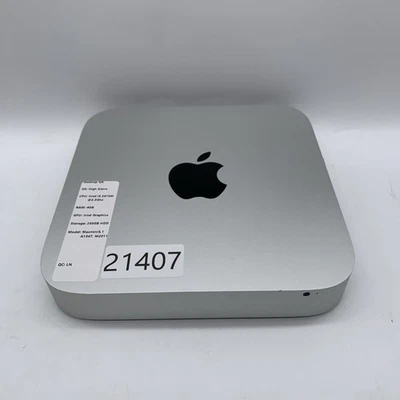 Mac Mini 5,1 M2011 A1347 Intel i5 2415M 2.3GHz 4GB Ram 500GB HDD High Sierra - Image 1 of 4