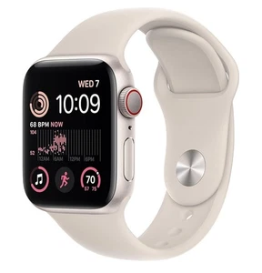 Apple Watch SE 2ª Generación GPS 40mm - Estuche Starlight con Banda Deportiva Starlight S/... - Imagen 1 de 5
