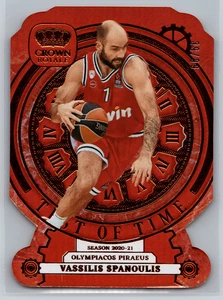 Vassilis Spanoulis 2023-24 Panini Crown Royale Euroleage Test Of Time /99 #10 - Picture 1 of 2