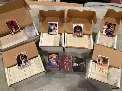 Lot of 6 Basketball Sets - Early 1990s - Hoops, Skybox, Upper Deck, Stadium Club - Image 1 of 4