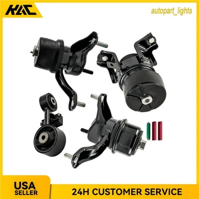 Juego de montaje de motor y transmisión delanteros de 4 piezas para Toyota Camry 2007-2009 2,4 L L4 Foto 1 de 4