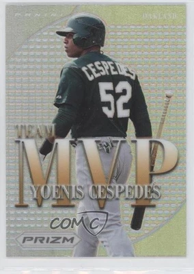 2012 Panini Prizm Team MVP Silver Prizm Yoenis Cespedes #MVP20 Rookie RC - Image 1 of 2