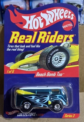 Hot Wheels 2004 Real Riders BEACH BOMB TOO Serie 3 RLC AQUA #07705/10500 Foto 1 de 4