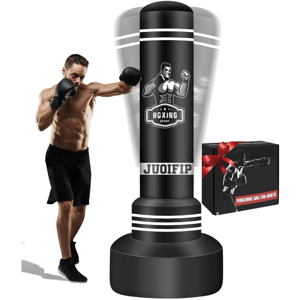 Boxsack stehend Erwachsener 180cm Schwerer Pvc Kickbox Muay Thai Taekwondo - Bild 1 von 2