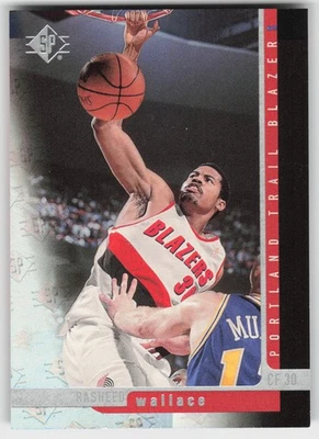 1996-97 SP Rasheed Wallace #94 Portland Trail Blazers - Image 1 of 2