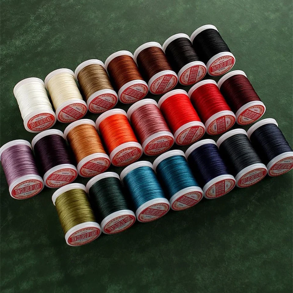 Hand Sewing Polyester Waxed Thread 0.5mm 135m No Fray No Fuzz for Leather DIY - Image 1 of 4