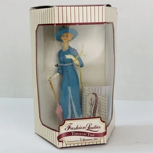 Moda Damas a través del tiempo Adorno Estatuilla Era Eduardiana 1913 Romana Nueva Caja - Imagen 1 de 8