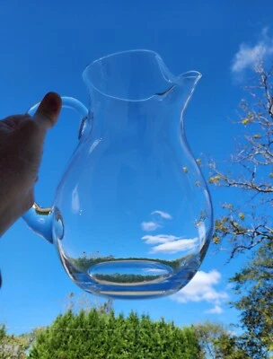 Luigi Bormioli Michelangelo Masterpiece Lovely 84oz Glass Pitcher RM108 With Box - Image 1 of 4