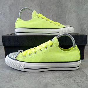 Zapatillas deportivas Converse Chuck Taylor Ox All Star para mujer talla UK 5 amarillo neón - Imagen 1 de 17
