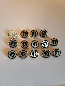 VTG Dorman Winthrop 14 Metal Dragon Shank Button 7/8" Fantasy Cosplay Costume - Picture 1 of 14