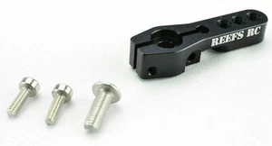 REEF's reefs71 V2 SHIELD HD CLAMPING SERVO HORN black aluminum (25T) 25 TOOTH - Picture 1 of 1