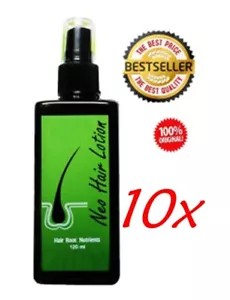 10x Neo Lozione Capelli Crescita Radice Perdita Capelli Trattamenti Barba Basette Sopracciglia - Foto 1 di 12