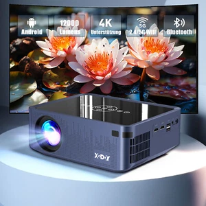 XGODY 4K UHD LED WiFi Projektor 1080P Kino domowe Projektor Ekran HDMI 12000 lumenów - Zdjęcie 1 z 11