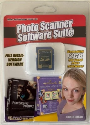 Fotoscanner Software Suite - Corel Paint Shop Pro & Hallmark Sammelalbum Studios - Bild 1 von 2