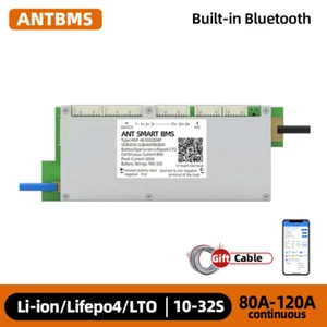 ANT 10S-32S 200A-300A Li-Ion LiFePo4 Smart BMS Balance Bulid in Bluetooth - Bild 1 von 12