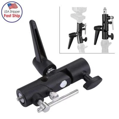 H Type Multifunctional Flash Light Stand Tripod Hot Shoe Mount Umbrella Bracket - Image 1 of 4
