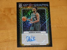 2022-23 Donruss Optic Opti-Graphs Choice Black Prizm Auto #DRW Derrick White 6/8