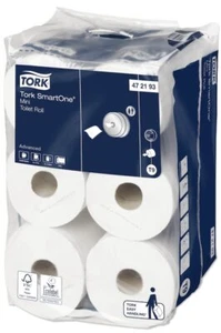 Tork Smart One Mini 472193 (12 Rolls) Advanced 2 ply - Picture 1 of 1