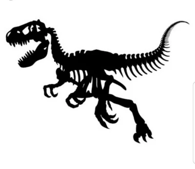 DINOSAUR T-REX Vinyl Decal -Sticker for Car Truck Bumper Wall Window Laptop bone - Image 1 of 2