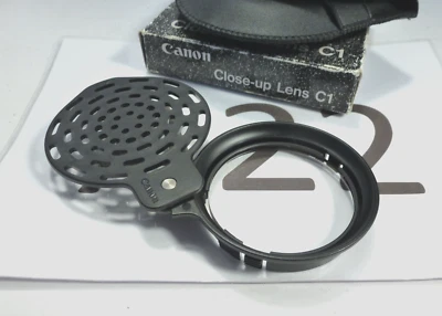 Canon Close-Up Lens Diopter C1 Pop-In Lens Filter in Case refm - Image 1 of 3