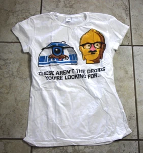 Star Wars These Arent the Droids You're Looking T Shirt Donna Tg XL Tee Fury - Foto 1 di 4