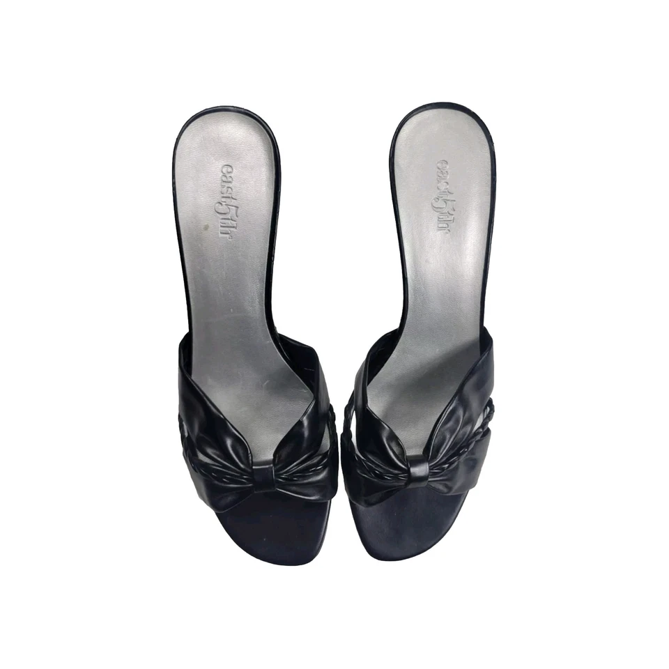 East 5th Women's Sandal Shoes Size 8.5M Black Low Heel - Image 1 of 4