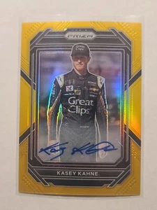 2023 Prizm NASCAR Gold Prizm Signatures Kasey Kahne #13 Autograph Gold 10/10 - Bild 1 von 2