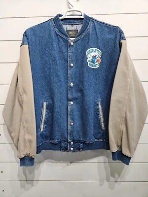 VTG Charlotte Hornets NBA Basketball Lettermen Varsity Jacket Coat Mens Large - Image 1 of 4