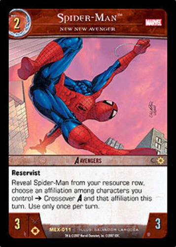 VS System: Spider-Man, New New Avenger - Foil [Played] Marvel Exclusives TCG CCG - Image 1 of 1