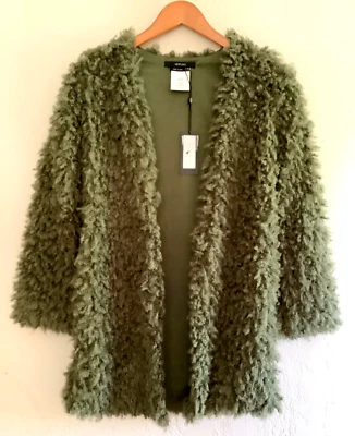 Vertigo Women's NEW Olive Fleece XS Cozy Vibes Rustic Old Money Quiet Luxury - Image 1 of 4