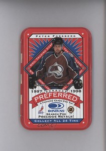 1997-98 Donruss Preferred Tin Packs Canadian Red Peter Forsberg #09 HOF