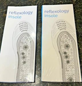 Magnetic Massaging Insoles Men Reflexology Foot Acupress, size Large, 2 pair - Picture 1 of 3