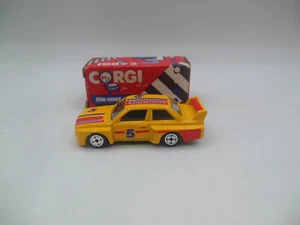 Corgi Juniors 53451 BMW M3 Amarillo Racing Nº5 "Silverstone" escala 1:64 casi como nuevo - Imagen 1 de 12