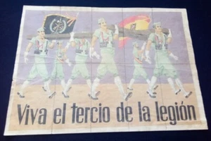 10 Coupons de rationnement espagnol 1940 - Viva El tercio de la legion - Picture 1 of 2