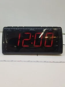 ONN Jumbo Digital FM Alarm Clock Radio with USB Charging Port and 1.8" Digits - Picture 1 of 7