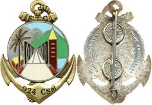 924° Compagnie de Supplétifs Militaires, émail, D.O.Métra, (2446) - Imagen 1 de 1