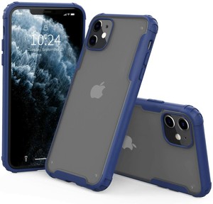 Case For iPhone 11 Pro Max TPU Matte Translucent Silicone Non-Slip Back Cover