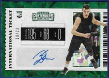 2019-20 Panini Contenders Draft Picks Auto Rookie Card Deividas Sirvydis #5 /23!