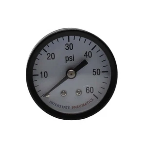 Pressure Gauge 60 PSI 1 -1/2" Diameter 1/8" NPT Rear Mount G2101-060 - Picture 1 of 5