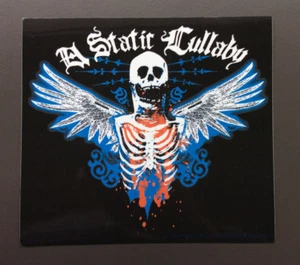 A STATIC LULLABY Winged Skeleton Logo Sticker NEW OFFICIAL MERCHANDISE Rare - Bild 1 von 1