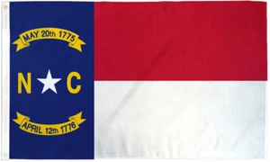 North Carolina Flag 2x3ft House Flag US State Flag NC Flag - Picture 1 of 2