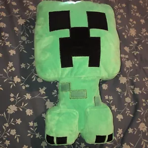 Minecraft Creeper Plush Pillow Buddy Stuffed Animal Toy 16" Green - Picture 1 of 2