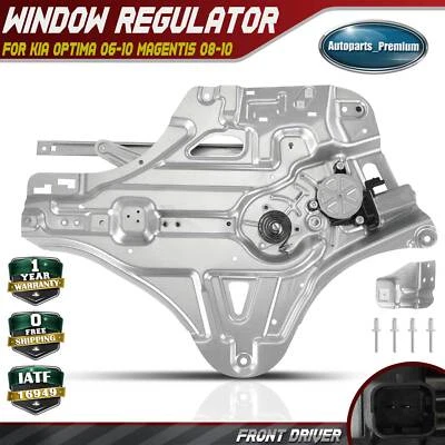 Regulador de janela de energia frontal LH com motor de painel para Kia Optima 2006-2010 Magentis - Imagem 1 de 4