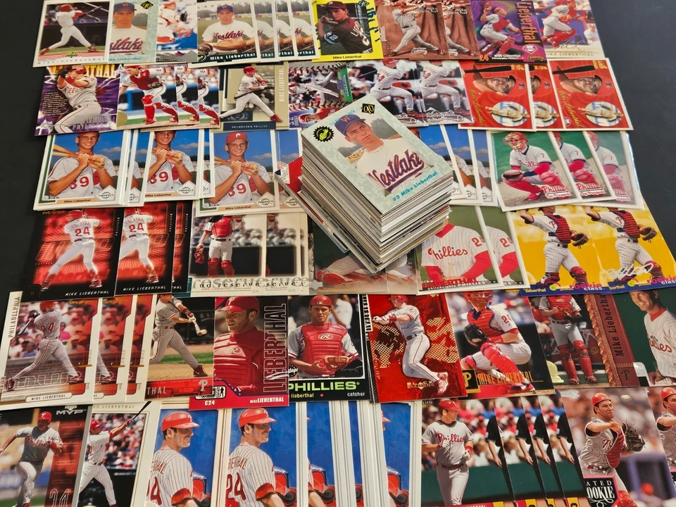 MIKE LIEBERTHAL YOU PICK HUGE LOT ALL MIKES ROOKIES HARD TO FIND CARDS PHILLIES - Image 1 of 1