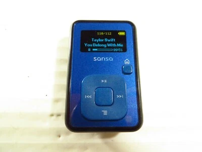 Reproductor MP3 multimedia digital SanDisk Sansa Clip+ (4 GB) azul - probado ¡funciona muy bien! Foto 1 de 4
