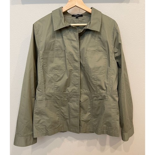 VETEMENTS Giacca donna Talbots con bottoni taglia 16 verde colletto tasche preppy outdoor